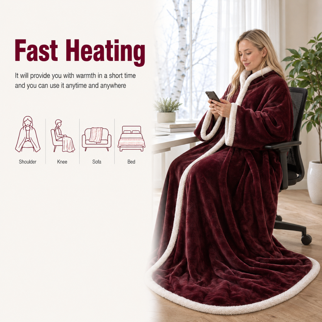 CozyVolt™ electric heating blanket