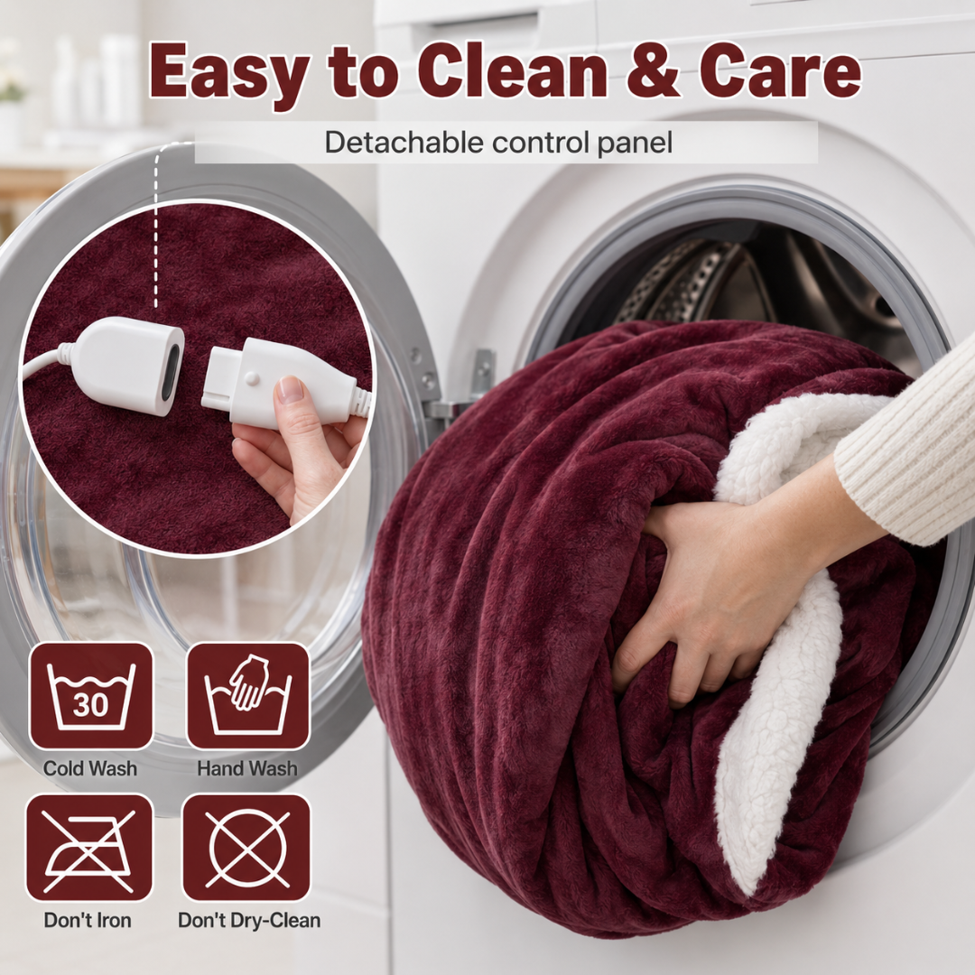 CozyVolt™ electric heating blanket